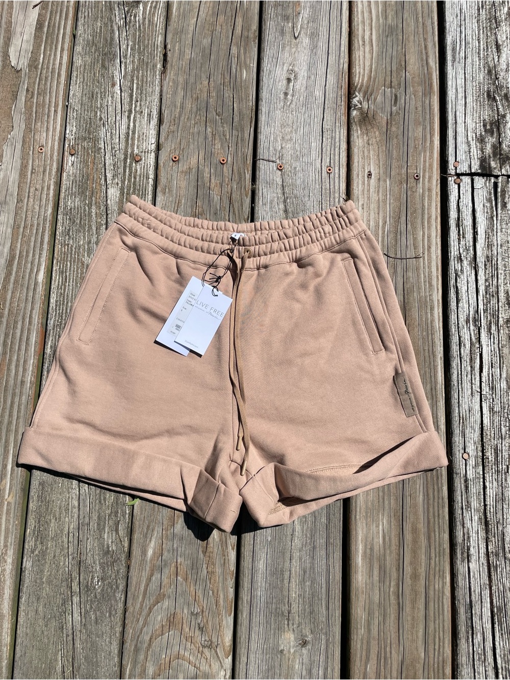 3.1 Phillip Lim Women's Taupe Drawstring Athletic Shorts
